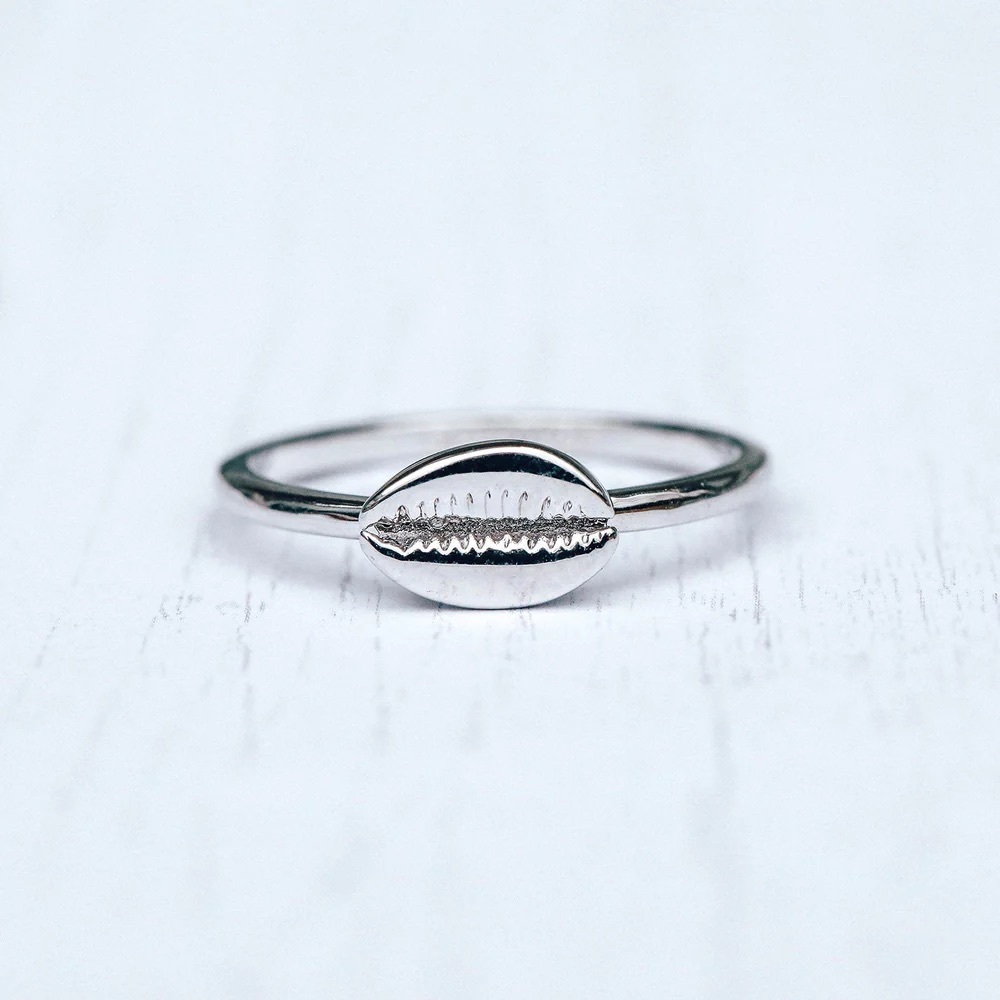 Pura Vida Silver Shell Ring